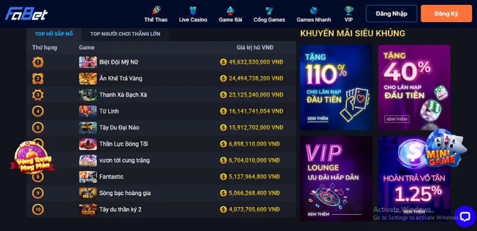 Tham gia các sự kiện VIP độc quyền